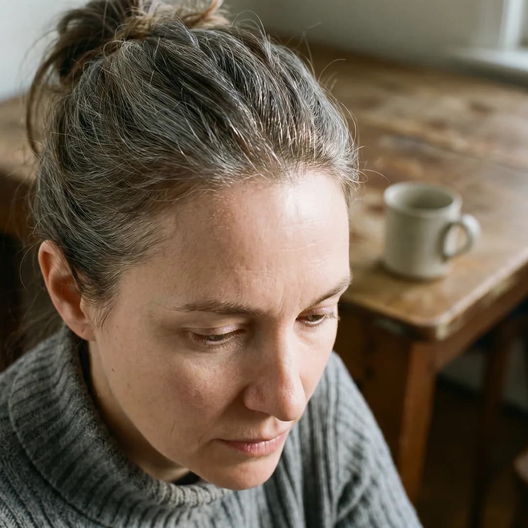 A close study of the treated area for frown lines