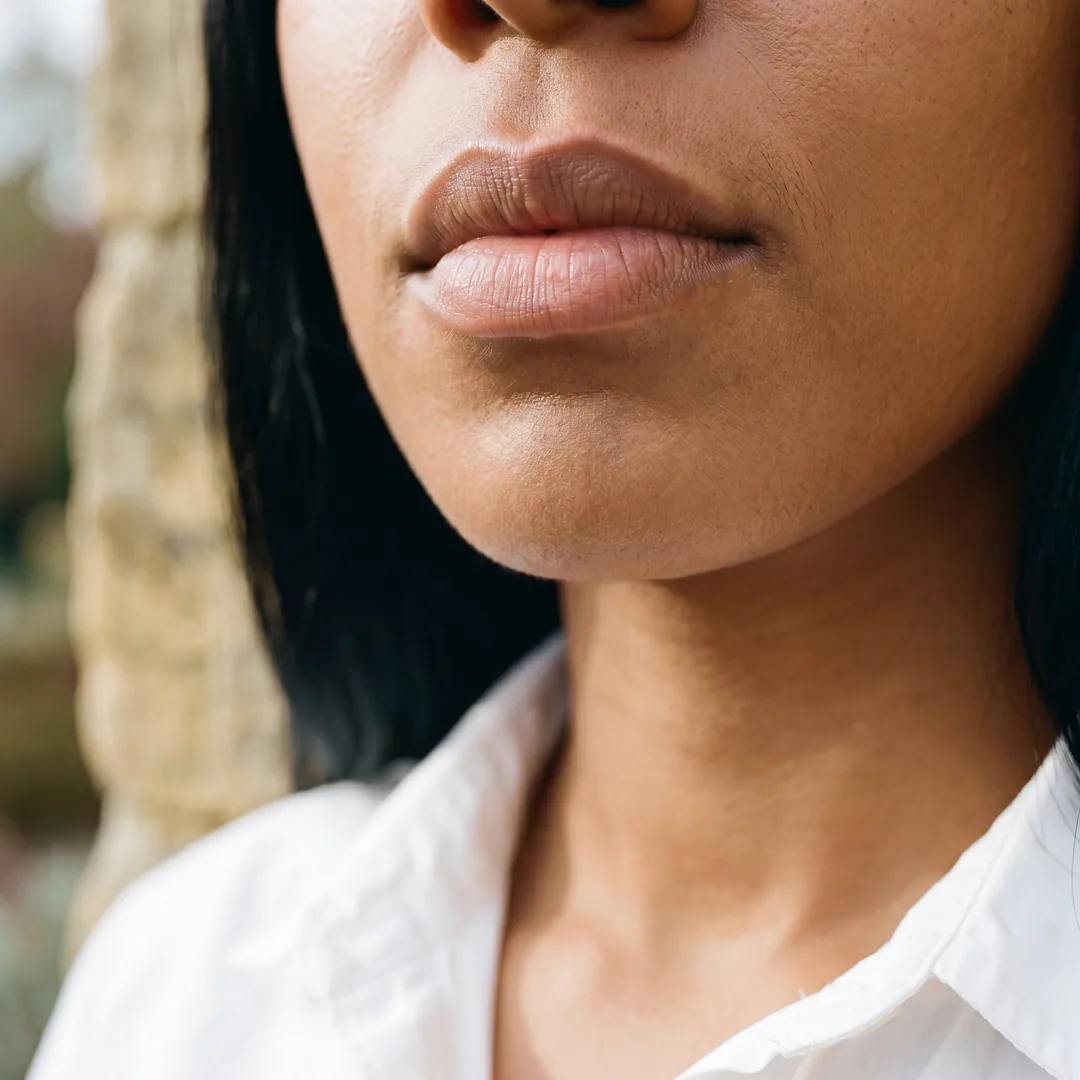 A close study of the treated area for lip flip