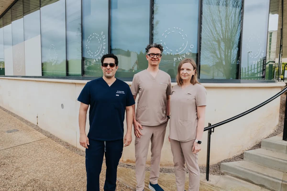 The Baudelaire Aesthetics team at the clinic, Bath