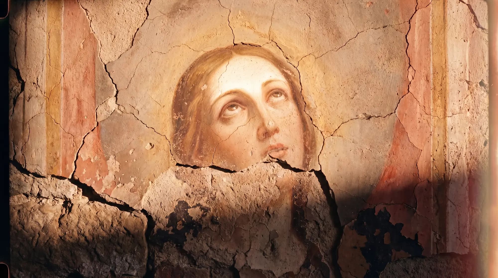 Classical fresco at Baudelaire Aesthetics, Bath